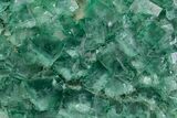 Green, Fluorescent, Cubic Fluorite Crystals - Madagascar #238387-1